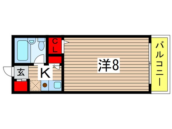 サンハイツ稲毛台の物件間取画像